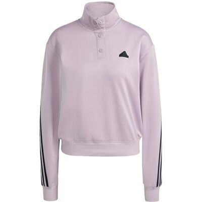 Adidas Iconic Wrapping 3-Stripes Snap Track Jacket Trainingsjack voor dames Adidas Iconic Wrapping 3-Stripes Snap Track Jacket Trainingsjack voor dames