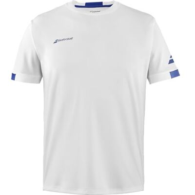 Babolat , T-shirt model Play T-shirt voor jongens, tijdloos design, elastische materialen voor training en wedstrijd, geschikt voor individuele spelers en teams Babolat , T-shirt model Play T-shirt voor jongens, tijdloos design, elastische materialen voor training en wedstrijd, geschikt voor individuele spelers en teams