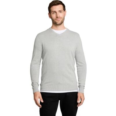 TOM TAILOR 202212 Strickpullover V-ausschnitt Basic trui Mannen (lot de 1) 3XL TOM TAILOR 202212 Strickpullover V-ausschnitt Basic trui Mannen (lot de 1) 3XL