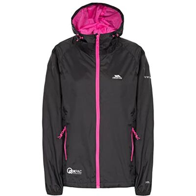Trespass Qikpac FemaleJacket compact oprolbare waterdichte regenjas / functionele jas / weerjas voor dames Trespass Qikpac FemaleJacket compact oprolbare waterdichte regenjas / functionele jas / weerjas voor dames