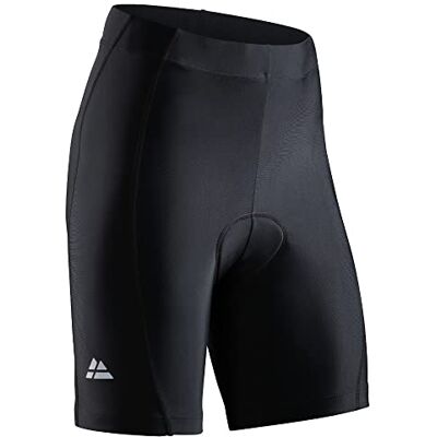 DANISH ENDURANCE Fietsbroek voor dames, 3D-bekleding, ademende en elastische fietsbroek, zwart/zwart, XXL XXL DANISH ENDURANCE Fietsbroek voor dames, 3D-bekleding, ademende en elastische fietsbroek, zwart/zwart, XXL XXL
