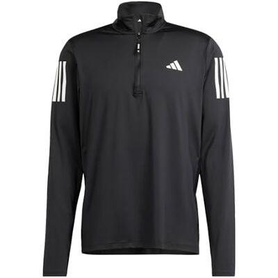 Adidas Own the Run Herenjas met halve ritssluiting, zwart, XL Adidas Own the Run Herenjas met halve ritssluiting, zwart, XL