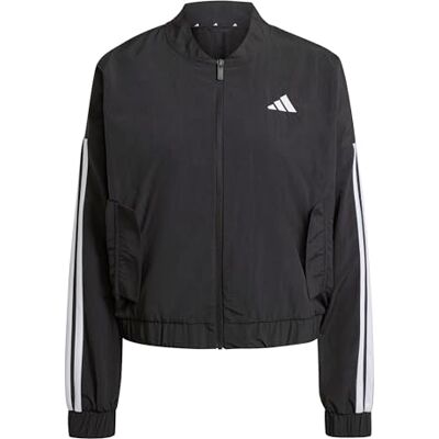 Adidas Essentials 3-stripes Lifestyle geweven bomberjack voor dames Adidas Essentials 3-stripes Lifestyle geweven bomberjack voor dames