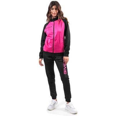 Givova CUBA Jumpsuit, fuchsia/zwart, XXS Givova CUBA Jumpsuit, fuchsia/zwart, XXS