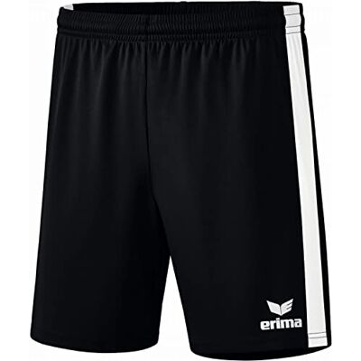 Erima Uniseks retroshorts met sterren, Zwart/Wit Erima Uniseks retroshorts met sterren, Zwart/Wit
