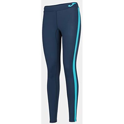 Joma Combi Basic Long Damesbroek, marineblauw/neonturquoise Joma Combi Basic Long Damesbroek, marineblauw/neonturquoise