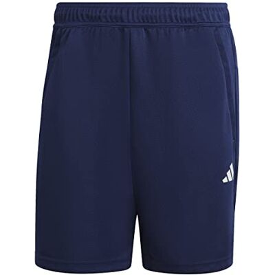 Adidas Train Essentials All Set Training Shorts, Donkerblauw/Wit, M Lang Adidas Train Essentials All Set Training Shorts, Donkerblauw/Wit, M Lang