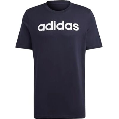 Adidas Homme T-shirt Essentials Single Jersey Linear Embroidered Logo Tee, Legend Ink/White, S Adidas Homme T-shirt Essentials Single Jersey Linear Embroidered Logo Tee, Legend Ink/White, S