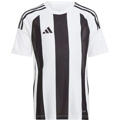 Adidas Striped 24 Jersey Kids Shirt (korte mouwen), uniseks, kinderen (1 stuk) Adidas Striped 24 Jersey Kids Shirt (korte mouwen), uniseks, kinderen (1 stuk)