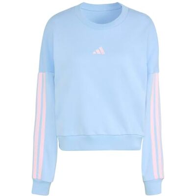 Adidas Essentials 3-Stripes French Terry Sweatshirt voor dames (1 stuk) Adidas Essentials 3-Stripes French Terry Sweatshirt voor dames (1 stuk)