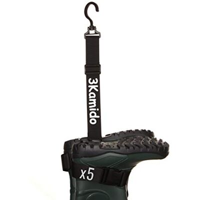 3Kamido Cintre de Cuissardes de Pêche, Waders, Botte de Pluie, Bottes de pêche, en Caoutchouc, de Motocross, Coffre Cintre Sangle Ceinture pour Sécher L 3Kamido Cintre de Cuissardes de Pêche, Waders, Botte de Pluie, Bottes de pêche, en Caoutchouc, de Motocross, Coffre Cintre Sangle Ceinture pour Sécher L