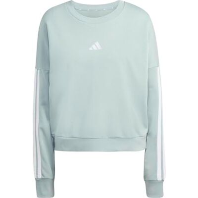 Adidas Essentials 3-Stripes French Terry Sweatshirt voor dames (1 stuk) Adidas Essentials 3-Stripes French Terry Sweatshirt voor dames (1 stuk)