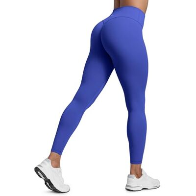CRZ YOGA Secretsculpt Leggings 64cm Plooien, Butterlift, zacht, matige compressie, training, naadloos vooraan, hoge taille, voor dames 38 CRZ YOGA Secretsculpt Leggings 64cm Plooien, Butterlift, zacht, matige compressie, training, naadloos vooraan, hoge taille, voor dames 38