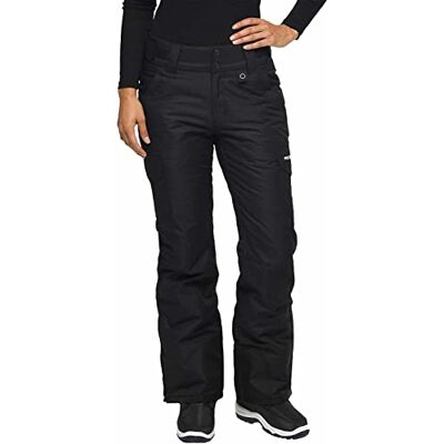 ARCTIX Geïsoleerde cargo skibroek voor dames, sneeuwsport, zwart, XL UK UK ARCTIX Geïsoleerde cargo skibroek voor dames, sneeuwsport, zwart, XL UK UK