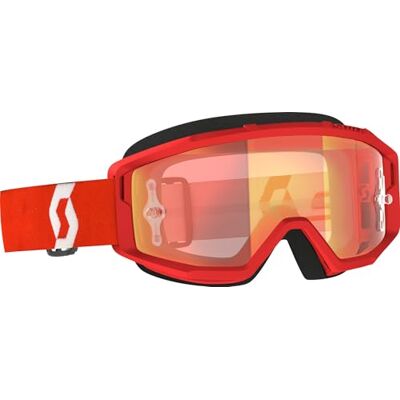 Scott Primal MX Goggle Cross/MTB Bril Rood/Oranje Chroom Works Scott Primal MX Goggle Cross/MTB Bril Rood/Oranje Chroom Works