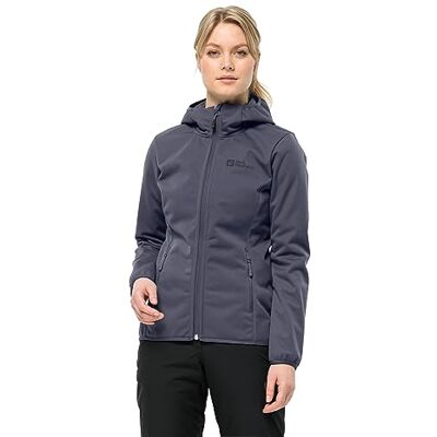 Jack Wolfskin Windhain Hoody W Softshelljas voor dames (1 stuk) Jack Wolfskin Windhain Hoody W Softshelljas voor dames (1 stuk)