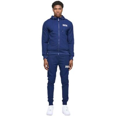 BENLEE Trainingspak met capuchon voor heren, slim fit, HACKBERRY XL, donkermarineblauw/wit BENLEE Trainingspak met capuchon voor heren, slim fit, HACKBERRY XL, donkermarineblauw/wit