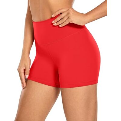 CRZ YOGA Naked Feeling Motard Shorts 10cm, Diep Rood 40 CRZ YOGA Naked Feeling Motard Shorts 10cm, Diep Rood 40