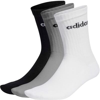 Adidas Uniseks Linear Crew Cushioned Adidas Uniseks Linear Crew Cushioned