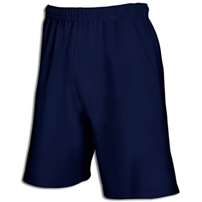 Fruit of the Loom Lightweight heren Sportshorts, blauw (Deepnavy Az)., XXL XXL Fruit of the Loom Lightweight heren Sportshorts, blauw (Deepnavy Az)., XXL XXL
