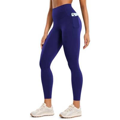 CRZ YOGA Butterluxe workout legging met hoge taille voor dames, met zakken, 64 cm 38 CRZ YOGA Butterluxe workout legging met hoge taille voor dames, met zakken, 64 cm 38
