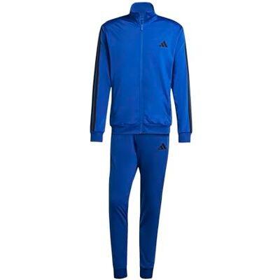 Adidas heren Sportswear Basic, 3 strepen trainingspak, tricot, koningsblauw team, M Adidas heren Sportswear Basic, 3 strepen trainingspak, tricot, koningsblauw team, M