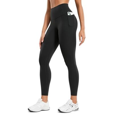 CRZ YOGA Butterluxe workout legging met hoge taille voor dames, met zakken, 64 cm 46 CRZ YOGA Butterluxe workout legging met hoge taille voor dames, met zakken, 64 cm 46
