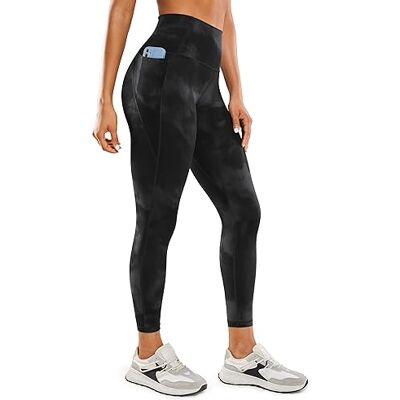 CRZ YOGA Butterluxe workout legging met hoge taille voor dames, met zakken, 64 cm 40 CRZ YOGA Butterluxe workout legging met hoge taille voor dames, met zakken, 64 cm 40