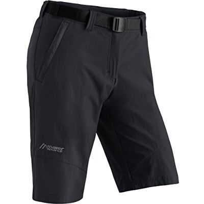 Maier Sports Lawa bermuda voor dames, Zwart Maier Sports Lawa bermuda voor dames, Zwart