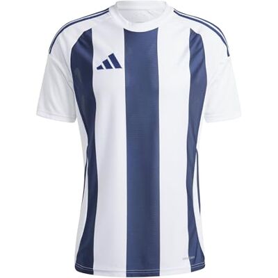 Adidas Voetbalshirt, textiel, Striped 24, blauw/wit, XS Adidas Voetbalshirt, textiel, Striped 24, blauw/wit, XS