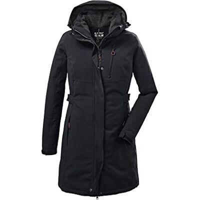 Killtec Kow 165 Wmn Prk Functionele parka met afneembare kap voor dames Killtec Kow 165 Wmn Prk Functionele parka met afneembare kap voor dames