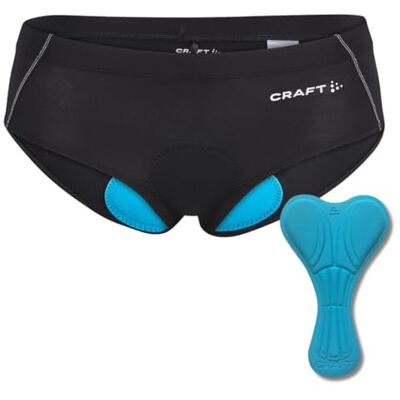 craft Greatness damesfietsonderbroek, zwart, FR: L (maat fabrikant: 40: L) craft Greatness damesfietsonderbroek, zwart, FR: L (maat fabrikant: 40: L)