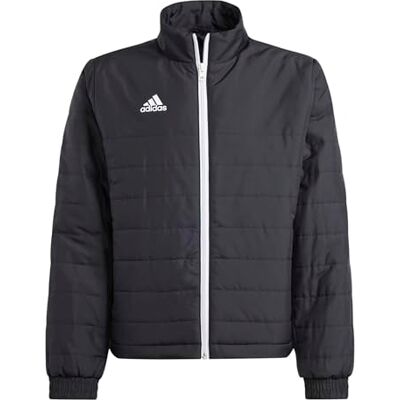 Adidas Entrada Light Jacket, uniseks, kinderen, zwart, 11-12 jaar Adidas Entrada Light Jacket, uniseks, kinderen, zwart, 11-12 jaar