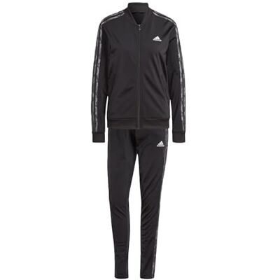 Adidas Dames Essentials 3-Stripes Track Suit, zwart/meerkleurig, XS Adidas Dames Essentials 3-Stripes Track Suit, zwart/meerkleurig, XS