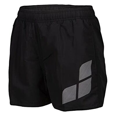 ARENA Jongens' Strand Shorts Logo R Swim Trunks Jongen, zwart/wit 6-7 ans ARENA Jongens' Strand Shorts Logo R Swim Trunks Jongen, zwart/wit 6-7 ans