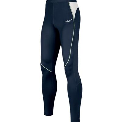 Mizuno Premium Long Tight leggings trainingsbroek heren, marineblauw/wit (marineblauw/wit) Mizuno Premium Long Tight leggings trainingsbroek heren, marineblauw/wit (marineblauw/wit)