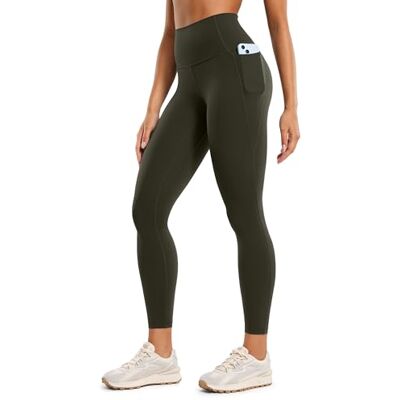 CRZ YOGA Butterluxe workout legging met hoge taille voor dames, met zakken, 64 cm 42 CRZ YOGA Butterluxe workout legging met hoge taille voor dames, met zakken, 64 cm 42