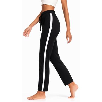 Aseniza Joggingbroek voor dames, sportbroek voor dames, van 100% katoen, joggingbroek, hardlopen, fitness, training, A-zwart, M M Aseniza Joggingbroek voor dames, sportbroek voor dames, van 100% katoen, joggingbroek, hardlopen, fitness, training, A-zwart, M M