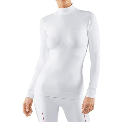 Falke Dames Maximum Warm High Neck Technisch ondergoed Coltrui Lange Mouwen Thermisch voor Koud tot Zeer Koud Weer Ademend Sneldrogend Functioneel Garen 1 stuk Falke Dames Maximum Warm High Neck Technisch ondergoed Coltrui Lange Mouwen Thermisch voor Koud tot Zeer Koud Weer Ademend Sneldrogend Functioneel Garen 1 stuk