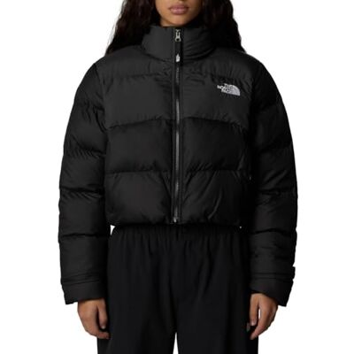 The North Face Saikuru cropped damesjas, Tnf Black/Asphalt Grey, XXL The North Face Saikuru cropped damesjas, Tnf Black/Asphalt Grey, XXL