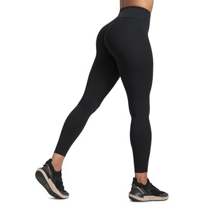 CRZ YOGA Secretsculpt Leggings 64cm Plooien, Butterlift, zacht, matige compressie, training, naadloos vooraan, hoge taille, voor dames 38 CRZ YOGA Secretsculpt Leggings 64cm Plooien, Butterlift, zacht, matige compressie, training, naadloos vooraan, hoge taille, voor dames 38