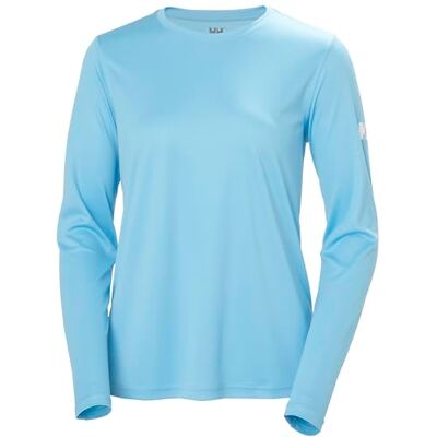 Helly Hansen W HH Tech Crew LS 2.0 pour femme, turquoise, taille XL Helly Hansen W HH Tech Crew LS 2.0 pour femme, turquoise, taille XL