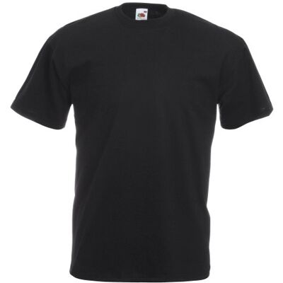 Fruit of the Loom T-shirt voor volwassenen T-shirt unisexe pour homme et femme en 100 % coton avec col rond + pochette en tissu MyShirt gratuite 3XL Fruit of the Loom T-shirt voor volwassenen T-shirt unisexe pour homme et femme en 100 % coton avec col rond + pochette en tissu MyShirt gratuite 3XL