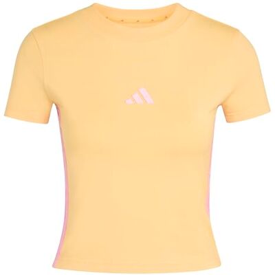 Adidas Essentials 3 Stripes Slim Baby T-shirt voor dames (1 stuk) Adidas Essentials 3 Stripes Slim Baby T-shirt voor dames (1 stuk)