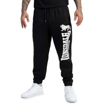 Lonsdale London Ockle joggingbroek voor heren, zwart, maat XL Lonsdale London Ockle joggingbroek voor heren, zwart, maat XL