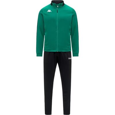 Kappa Salcito TKS trainingspak voor heren, zwart/groen, M Kappa Salcito TKS trainingspak voor heren, zwart/groen, M