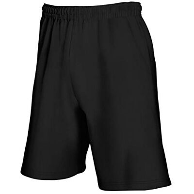 Fruit of the Loom Lightweight heren Sportshorts, zwart (336)., XL XL Fruit of the Loom Lightweight heren Sportshorts, zwart (336)., XL XL