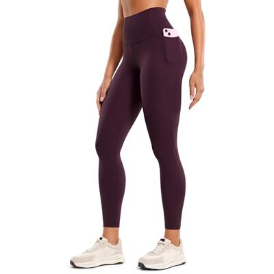 CRZ YOGA Butterluxe workout legging met hoge taille voor dames, met zakken, 64 cm 38 CRZ YOGA Butterluxe workout legging met hoge taille voor dames, met zakken, 64 cm 38