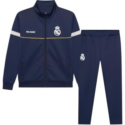 Real Madrid Trainingspak voor heren, 25/26, blauw, maat XL, voetbalkleding, officieel product Real Madrid Trainingspak voor heren, 25/26, blauw, maat XL, voetbalkleding, officieel product
