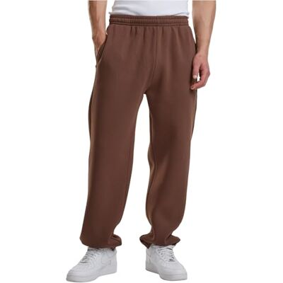 Urban Classics Tb6749-fluffy sweatpants trainingsbroek voor heren (1 stuk), Chocolade bruin, M M Urban Classics Tb6749-fluffy sweatpants trainingsbroek voor heren (1 stuk), Chocolade bruin, M M